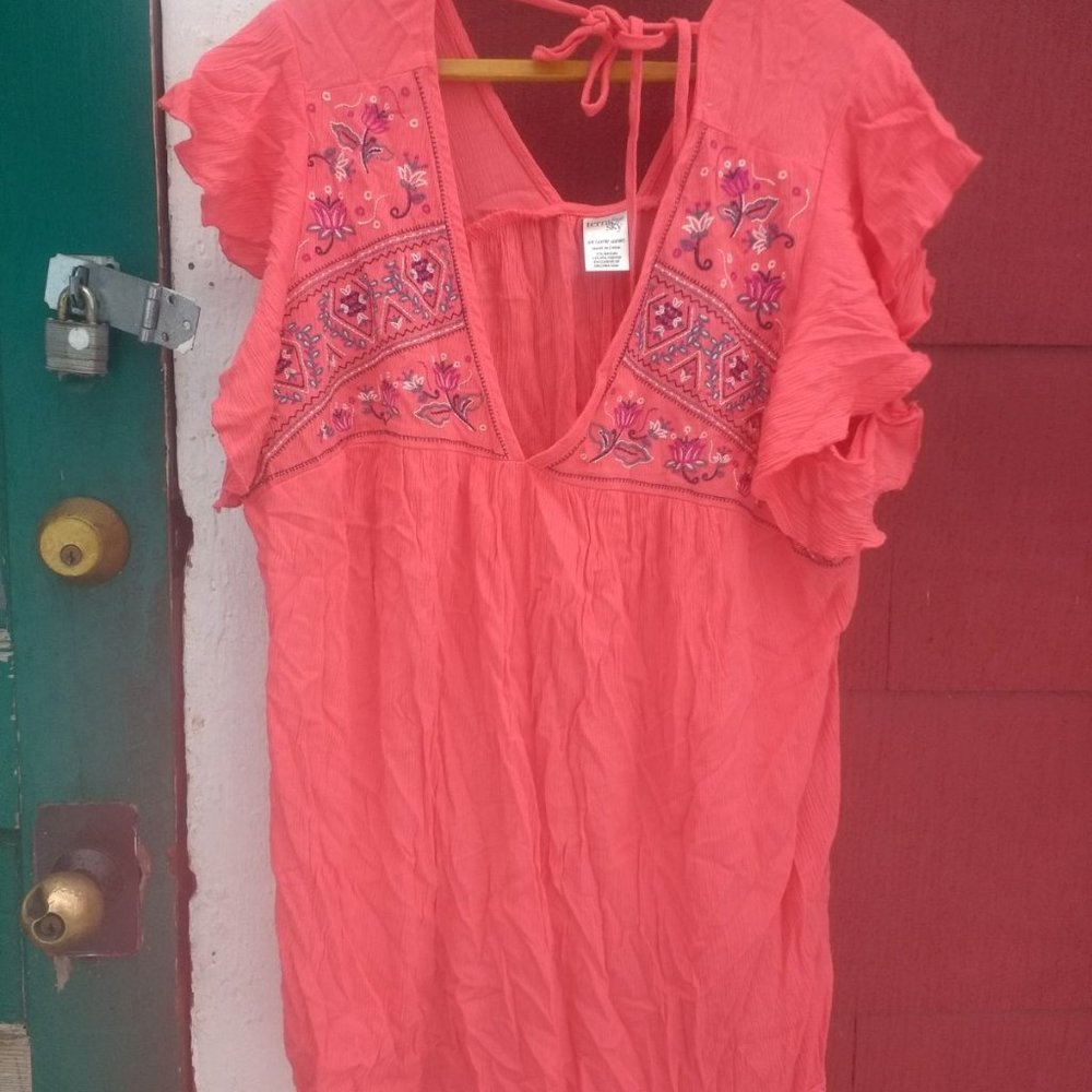 Women's size 2x Terra & Sky blouse